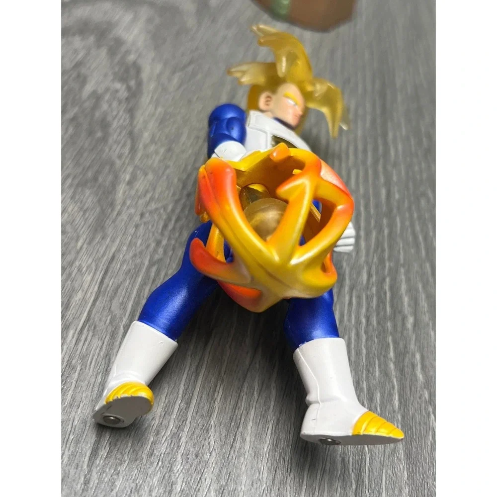 Irwin Toy Dragon Ball Z Super Saiyan Trunks Action Figure with Base 2002